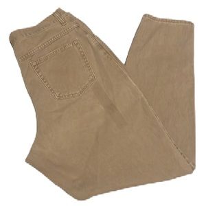 Wrangler For Women, 100% Cotton, 5-Pocket, Straight Leg Jeans, Tan, Size 16x30